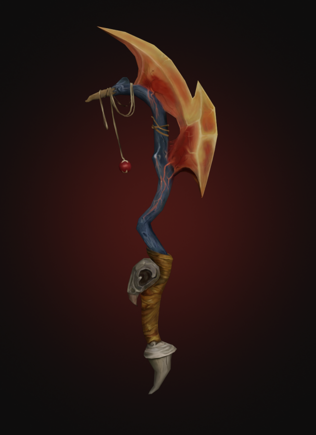 Fire axe Modelo 3D .c4d .max .obj .3ds .fbx .stl .blend 