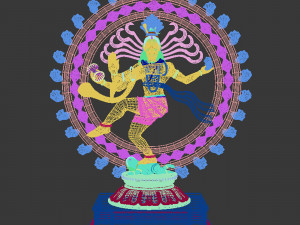 nataraja 3d sculpture 3D Модель