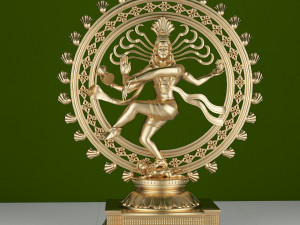 nataraja 3d sculpture 3D Модель