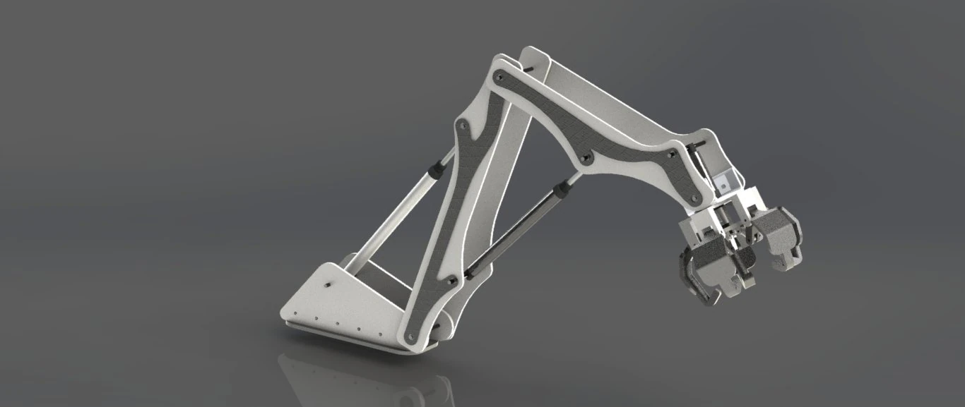 pneumatic arm 3D Model .c4d .max .obj .3ds .fbx .stl .blend 