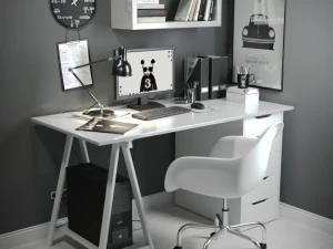 desk in the scandinavian style 3D Model