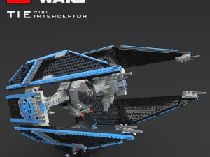 перехоплювач краваток lego sw 3D Модель
