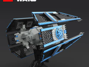 lego sw tie interceptor 3D Model