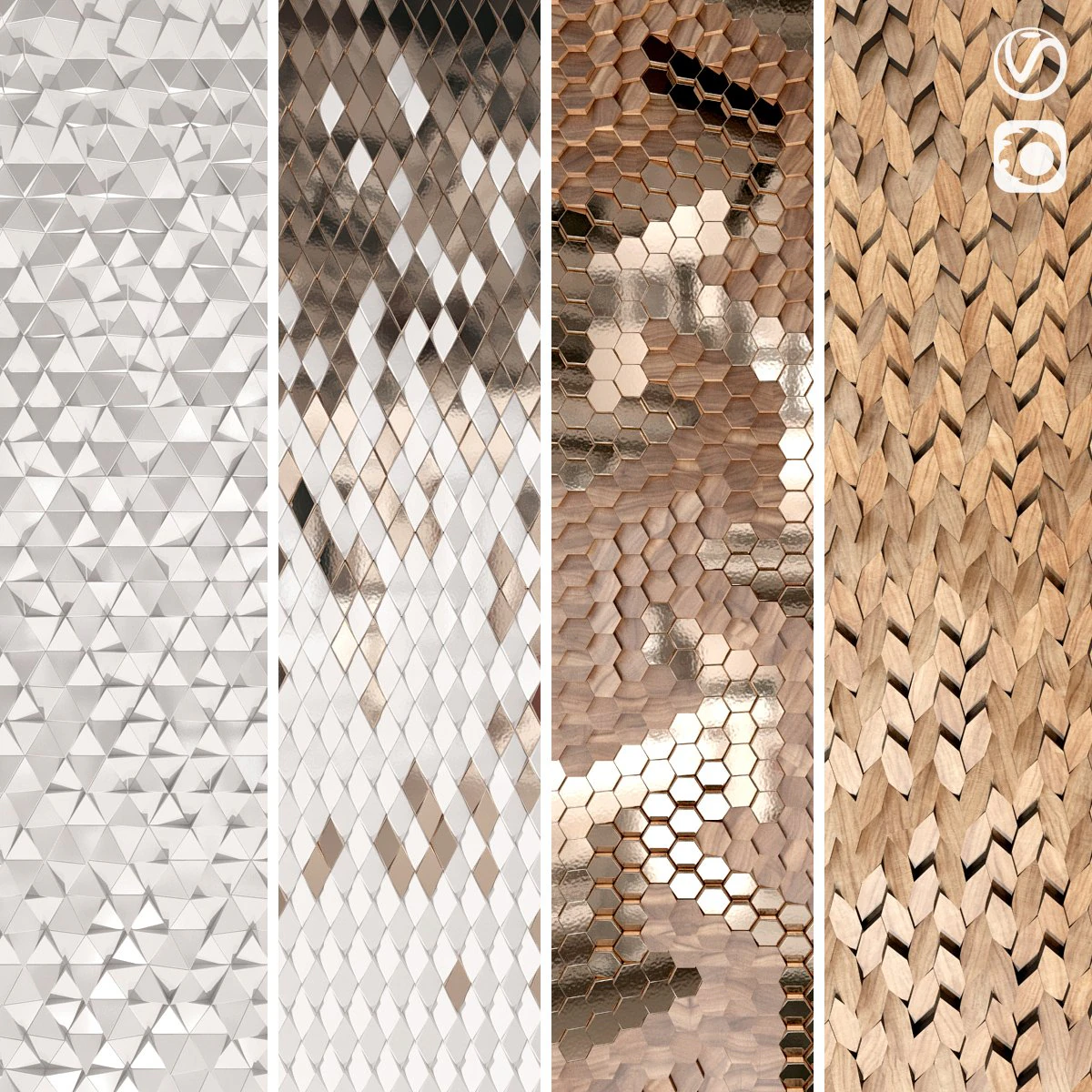mosaic giles miller 3D Model .c4d .max .obj .3ds .fbx .stl .blend