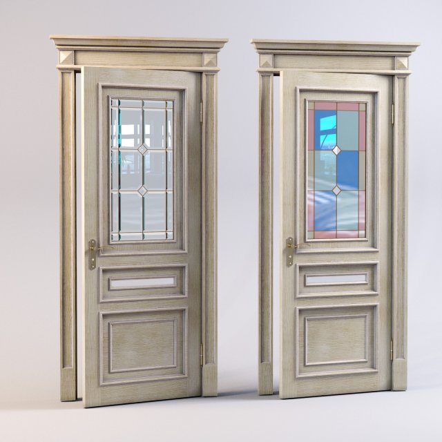 door 4 3D Model .c4d .max .obj .3ds .fbx .stl .blend 
