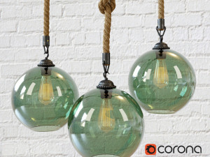 pendant lamp loft country 3Dモデル