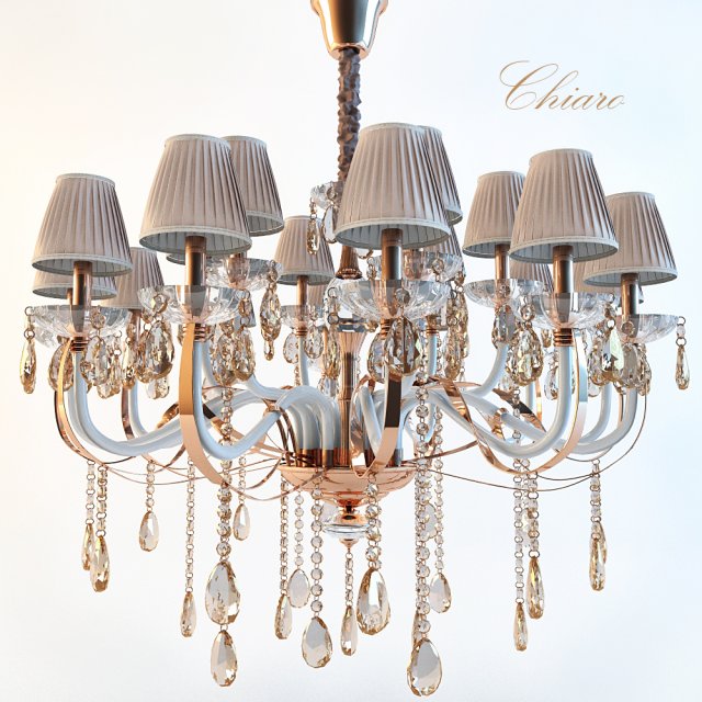 chandelier chiaro daniel Modelo 3D .c4d .max .obj .3ds .fbx .stl .blend 