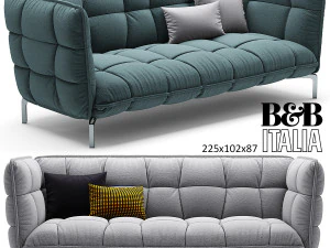 husk sofa bb italia 225 3D Model