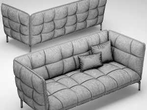 husk sofa bb italia 225 Model 3D