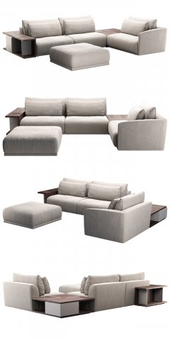 natuzzi long beach Modèle 3D .c4d .max .obj .3ds .fbx .stl .blend 