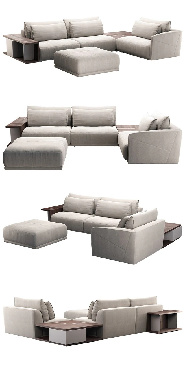 natuzzi long beach 3D Model .c4d .max .obj .3ds .fbx .stl .blend 