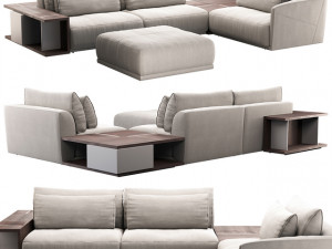 natuzzi long beach Modèle 3D