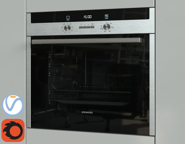 siemens hb23gb540 3D 模型 .c4d .max .obj .3ds .fbx .stl .blend 