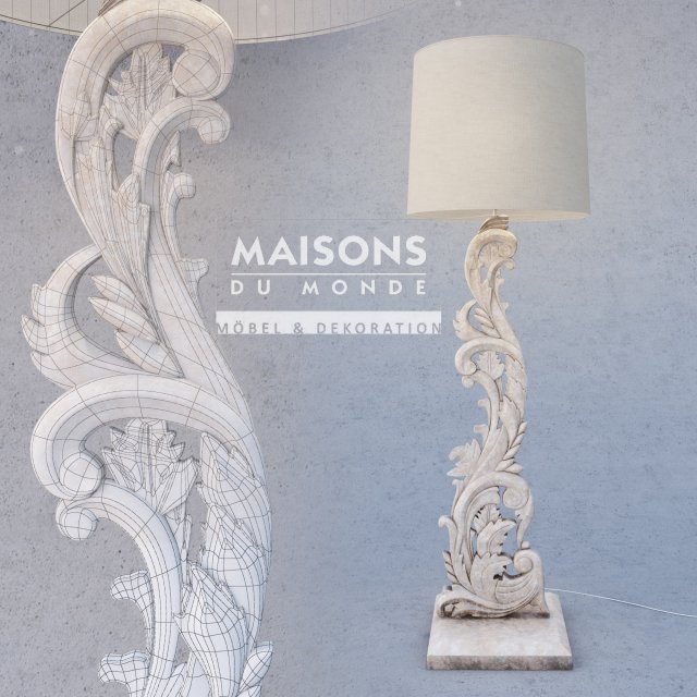 lamp sculpture celestine Modelo 3D .c4d .max .obj .3ds .fbx .stl .blend 