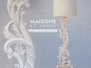 Lampenskulptur Celestine 3D Modell