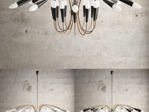delightfull aretha chandelier 3D Model