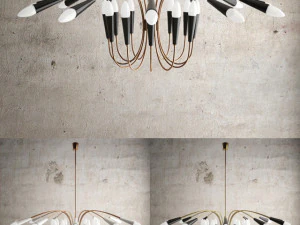 令人愉快的艾瑞莎枝形吊灯 3D 模型