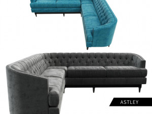 astley corner lounge sofa 3D Model