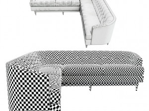 astley corner lounge sofa 3D Model