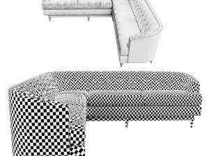 astley corner lounge sofa 3D Model