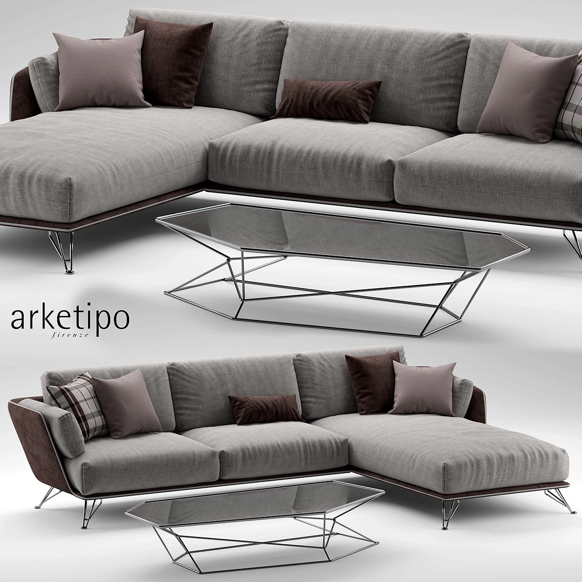 arketipomorrisonsofa 3D Model .c4d .max .obj .3ds .fbx .stl .blend 