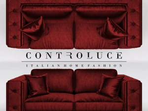 alberta salotti controle sof&aacute; belmondo Modelo 3D