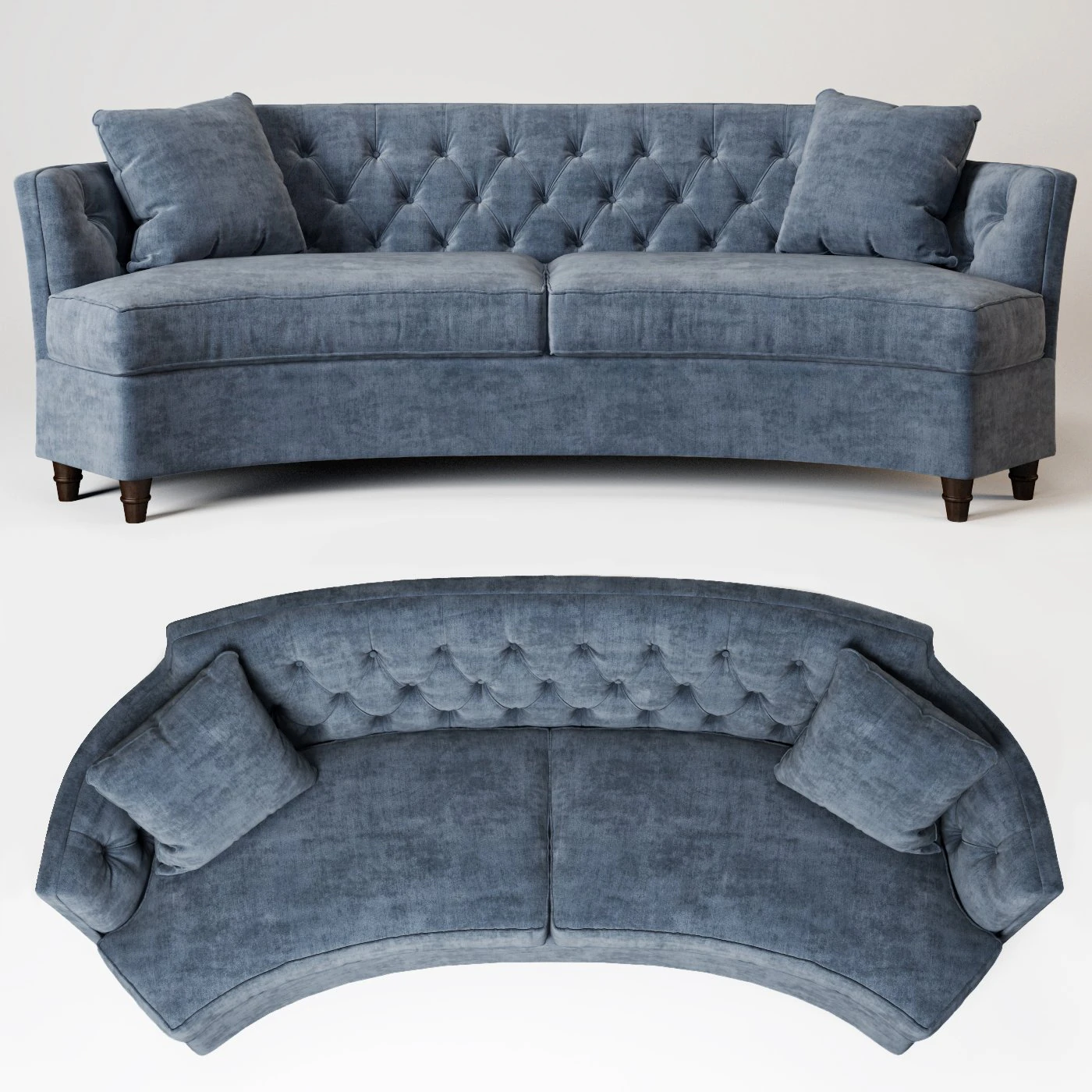 ambella cee zee sofa 3D Model .c4d .max .obj .3ds .fbx .stl .blend 