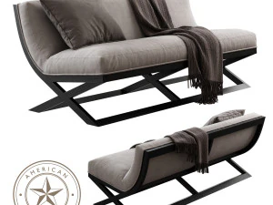 american leather tori sofa 3D Model