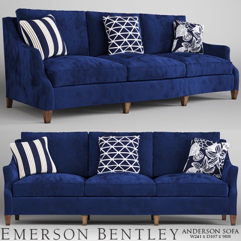 anderson sofa Modello 3D .c4d .max .obj .3ds .fbx .stl .blend 