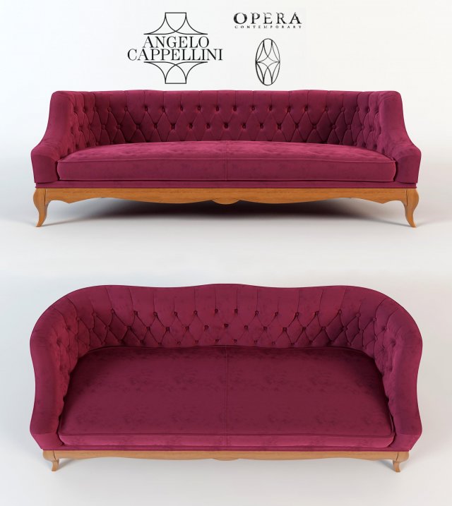 angelo cappellini margherita classic Model 3D .c4d .max .obj .3ds .fbx .stl .blend 
