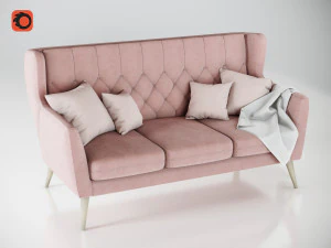 아리아 소파 MP 3인용 3D 모델