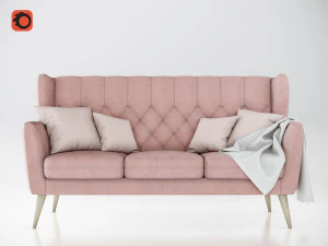 aria sofa mp 3 seater 3D Model