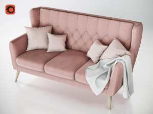 aria sofa mp 3 seater Modello 3D