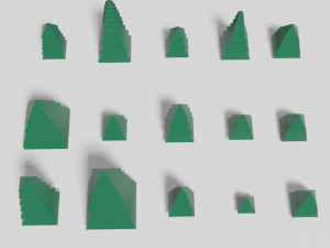 low poly tree asset pack Model 3D