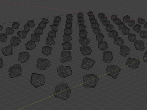 low poly rock pack 3D Model