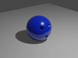bola de bolos Modelo 3D