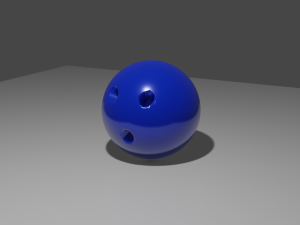 bowling ball 3D मॉडल