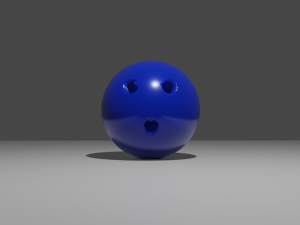 bowling ball 3D मॉडल