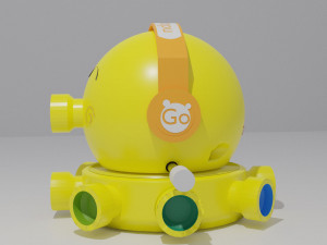 vitality octopus toy 3Dモデル