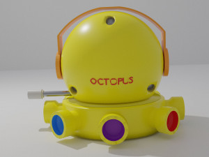 vitality octopus toy 3Dモデル