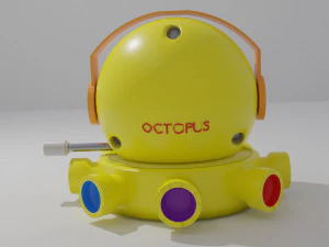 vitality octopus toy 3D Model