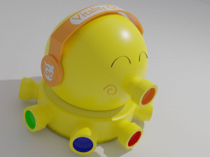 vitality octopus toy 3Dモデル