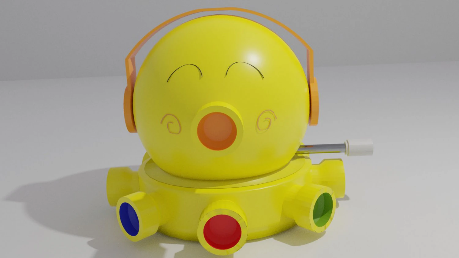 vitality octopus toy 3D Model .c4d .max .obj .3ds .fbx .stl .blend 