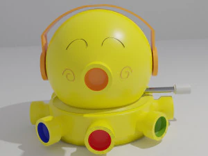 vitality octopus toy 3D Model