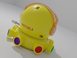 vitality octopus toy 3Dモデル