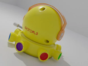 vitality octopus toy 3D Model