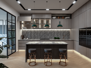 interior design ideas small kitchen 3D Model