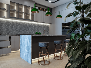 interior design ideas small kitchen Modèle 3D