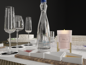 tableware setting 3D Model