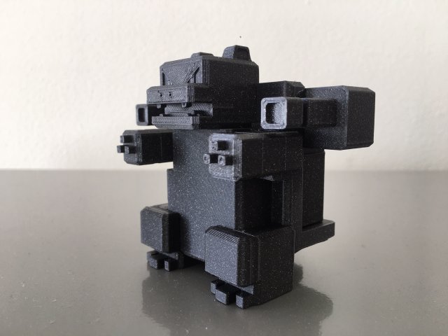 blocky blastoise Model do druku 3D .c4d .max .obj .3ds .fbx .stl .blend 